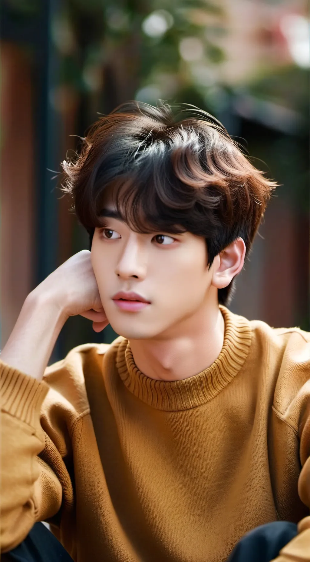 ai character: Min-hyun  background