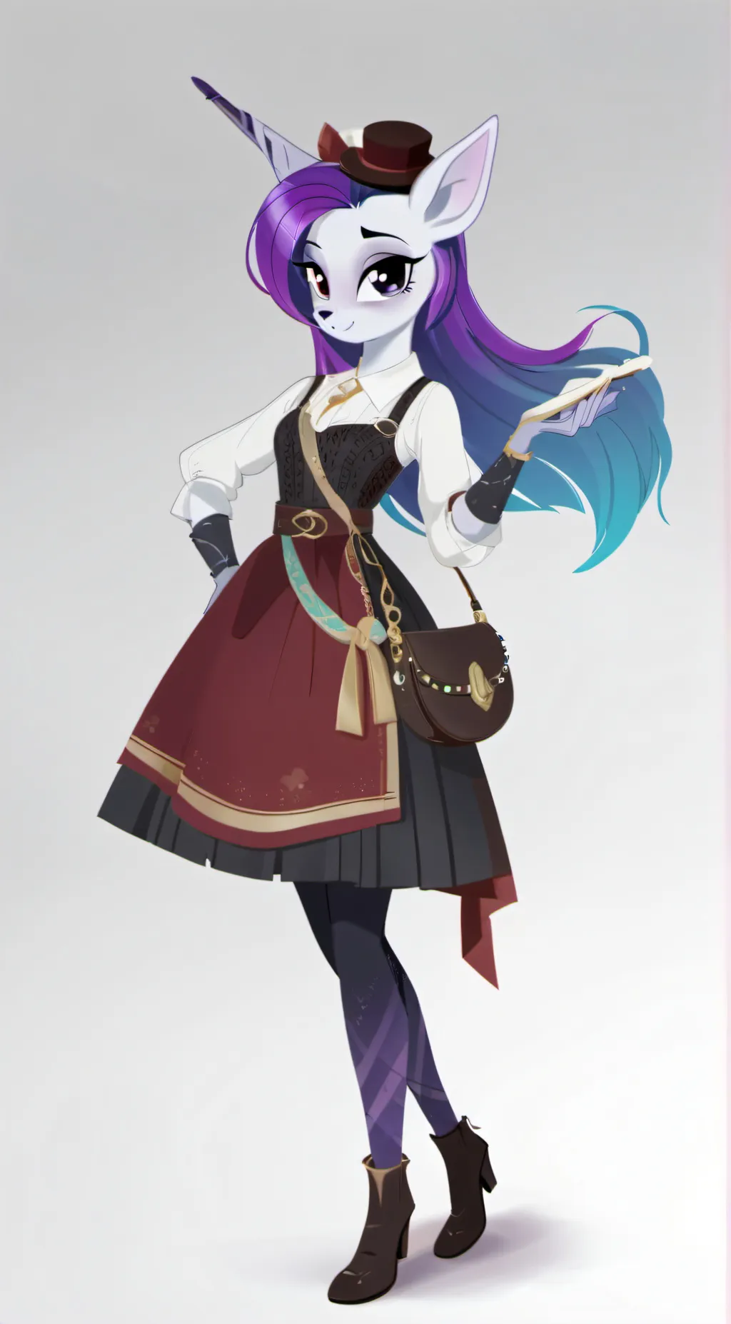 ai character: rarity mlp background