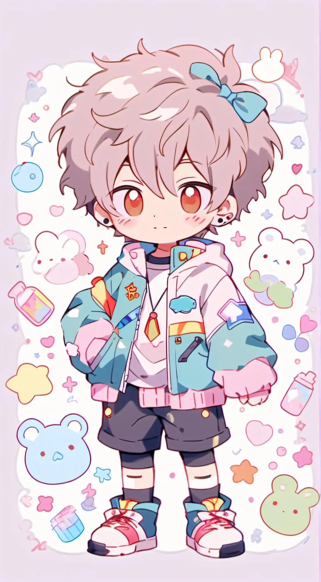 ai character: Leo background