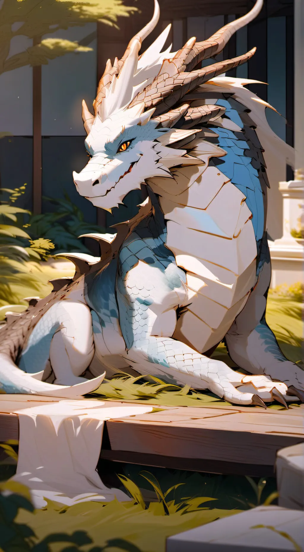 ai character: Tsunami  background