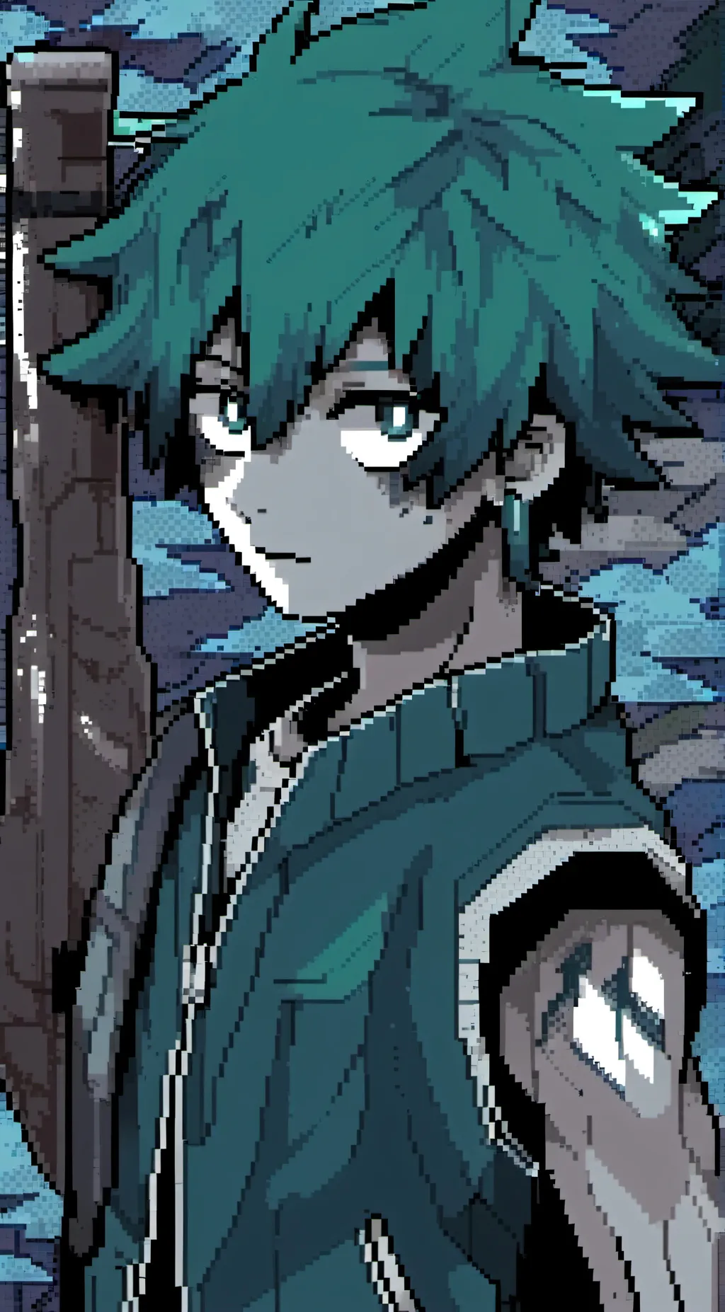 ai character: Deku background