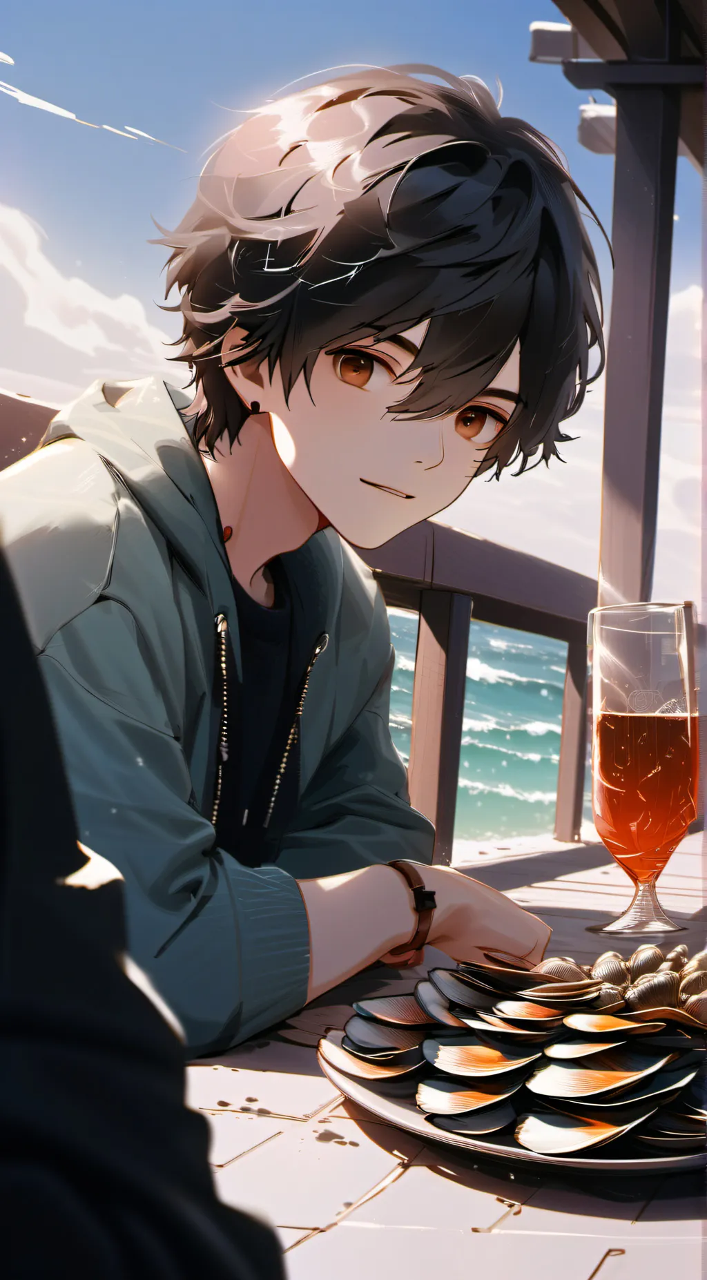 ai character: Xavier  background