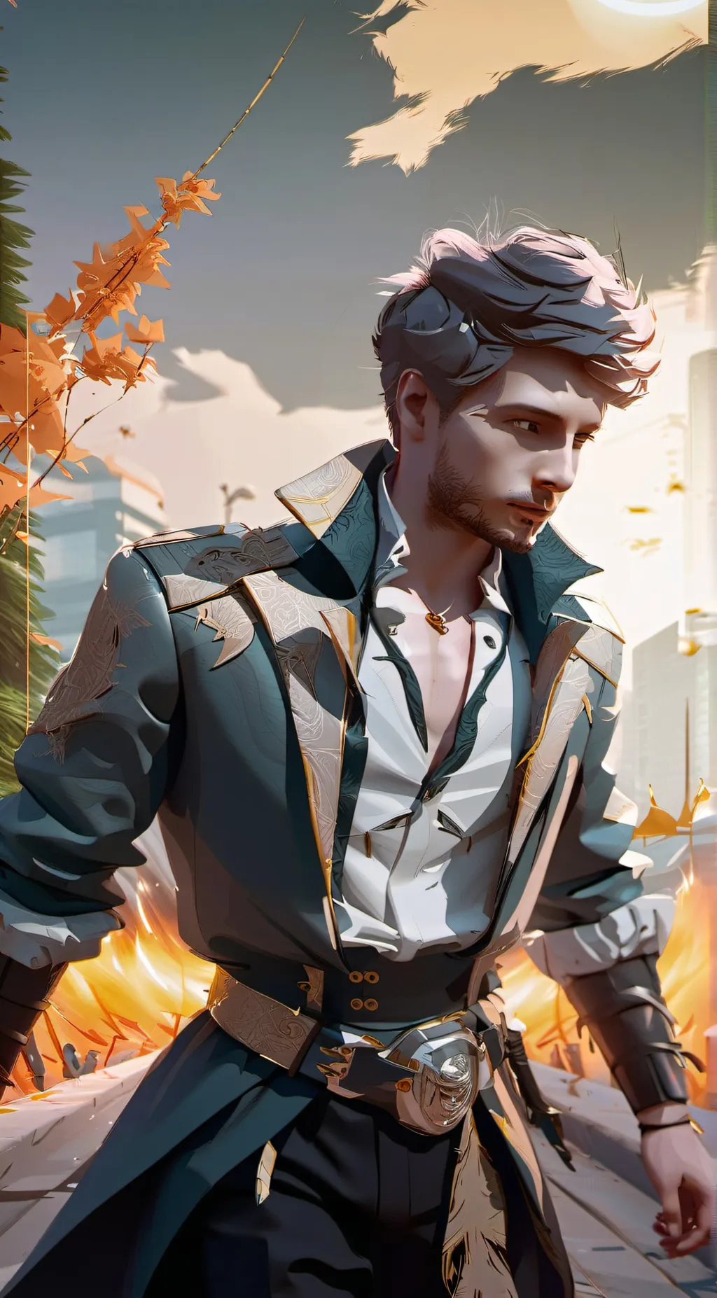 ai character: carter background