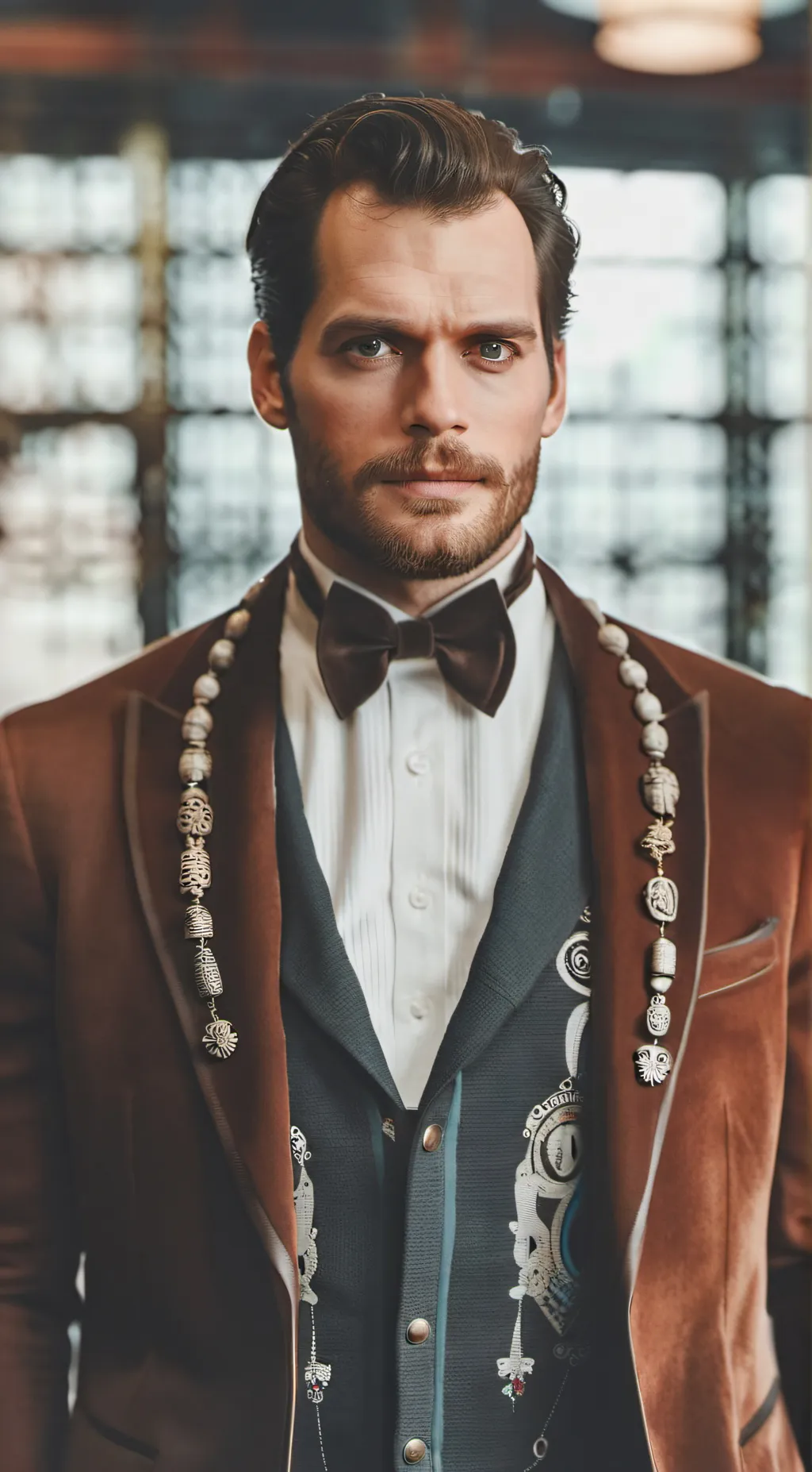 ai character: Henry Cavill background