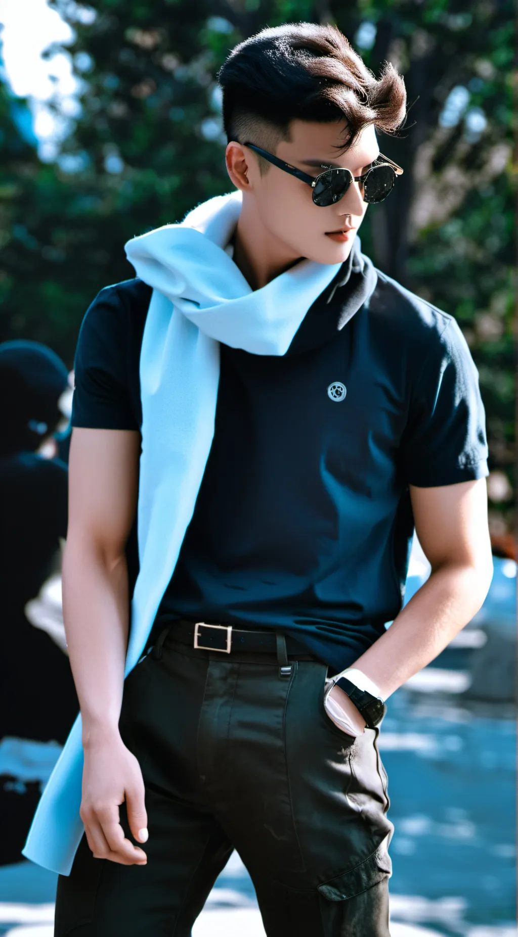 ai character: Arch background