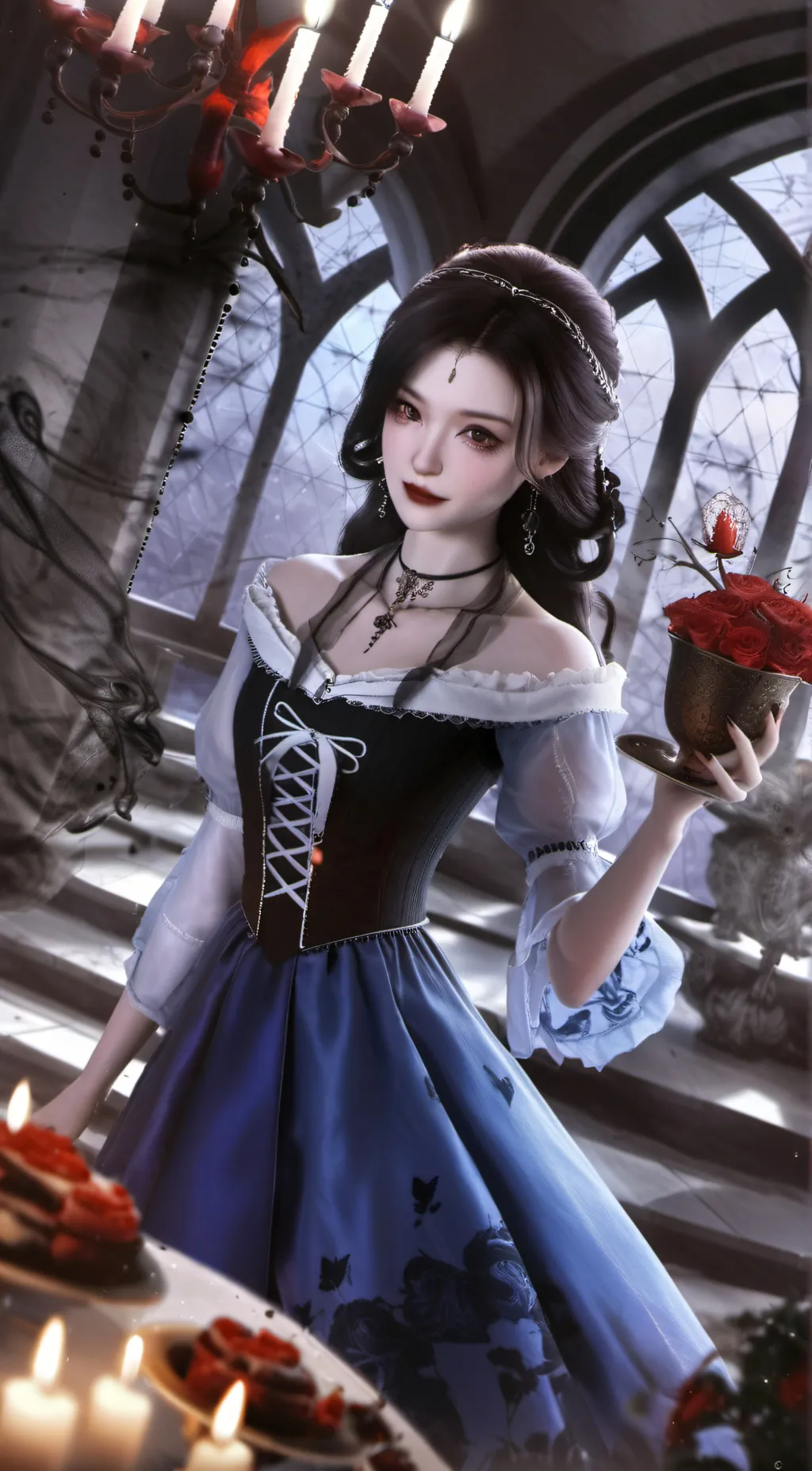 ai character: Aria background