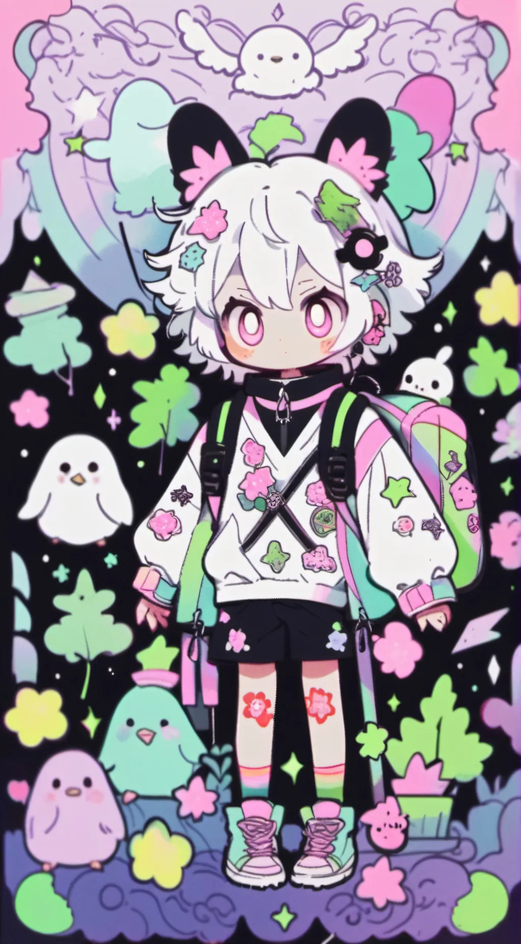 ai character: Lucifer from HH ^^ background