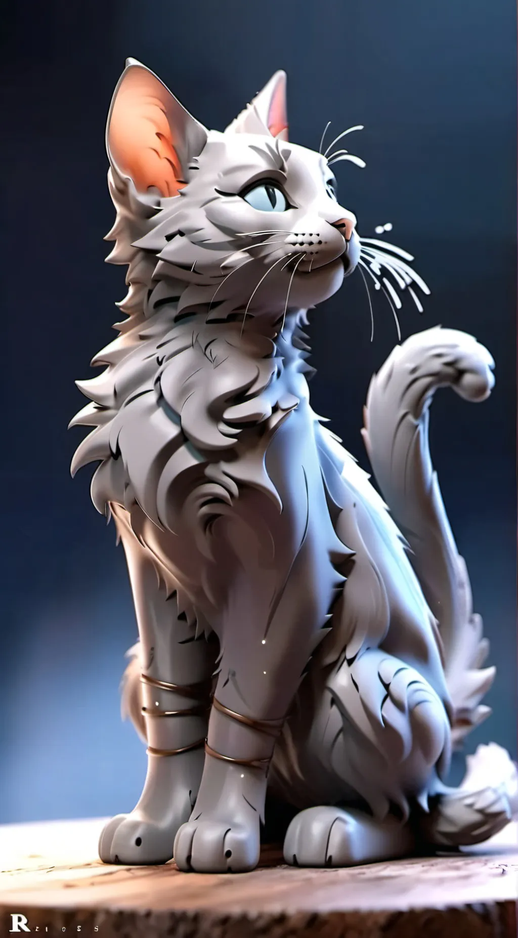 ai character: Krystal,fire background