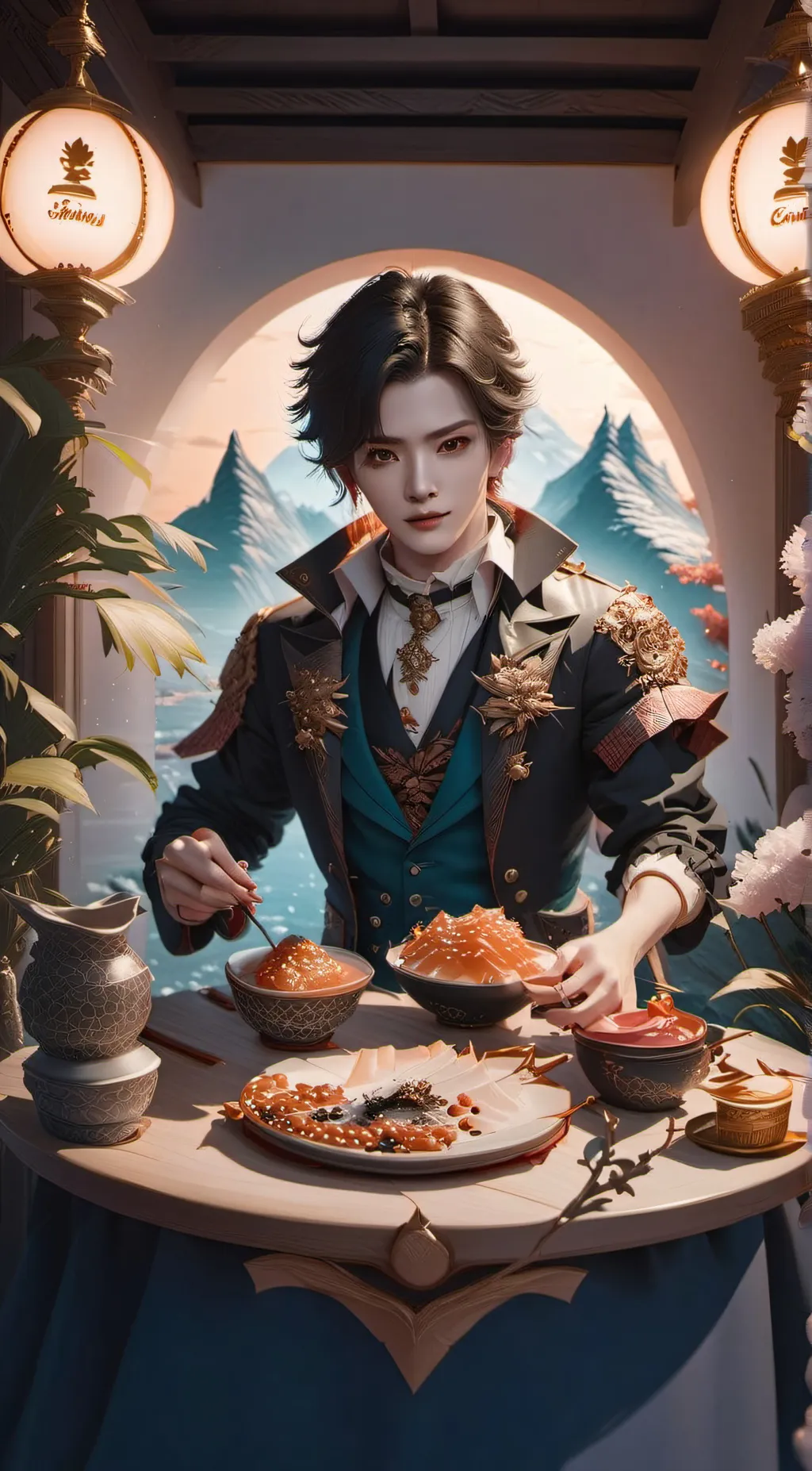 ai character: 𝒔𝒉𝒐𝒕𝒐 𝒕𝒐𝒅𝒐𝒓𝒐𝒌𝒊 background