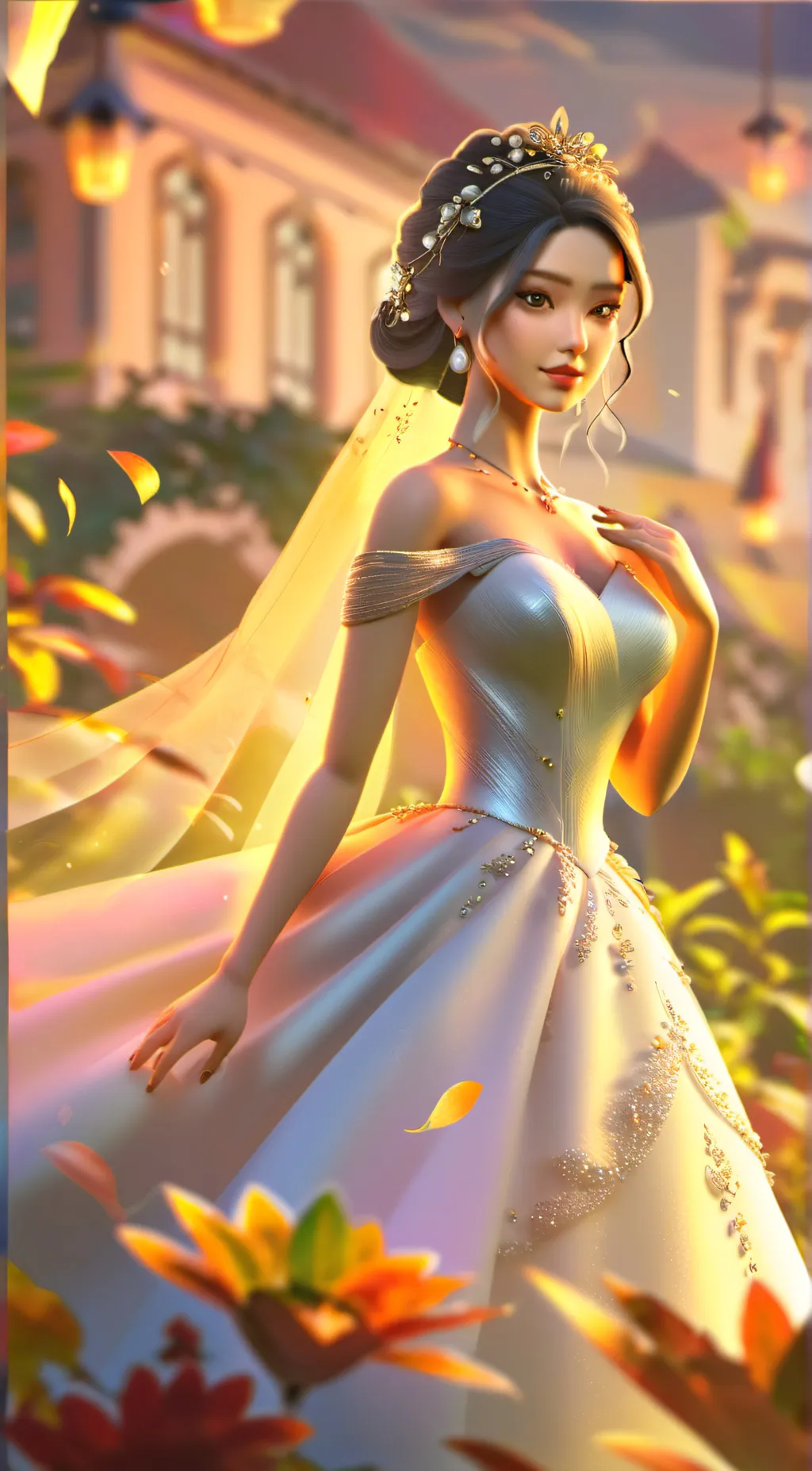 ai character: your bride background