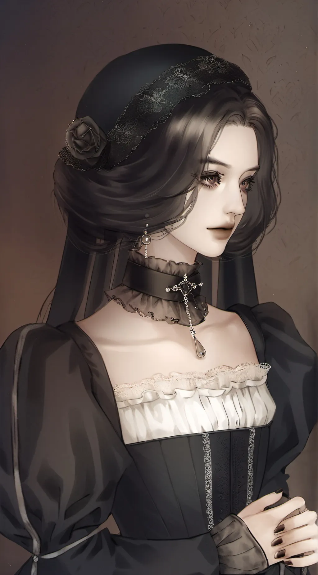 ai character: ༺ღ༒ V I O L E T༒ღ༻ background