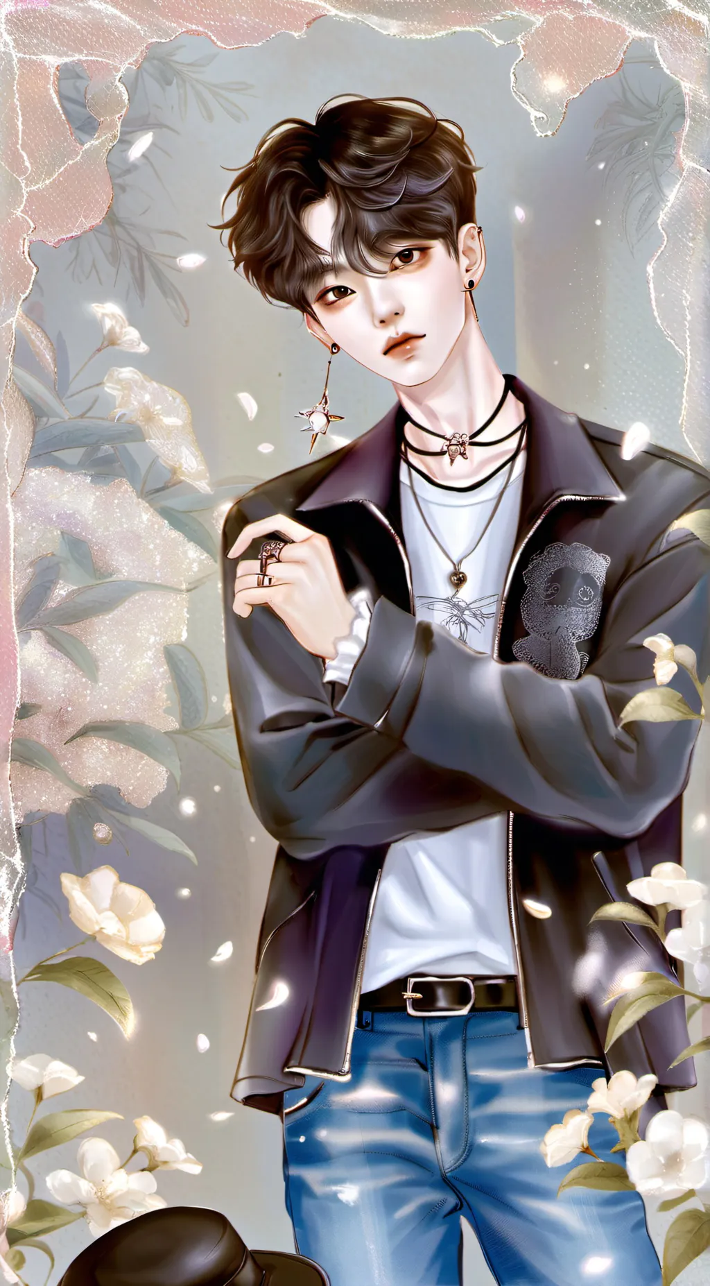 ai character: BTS  background