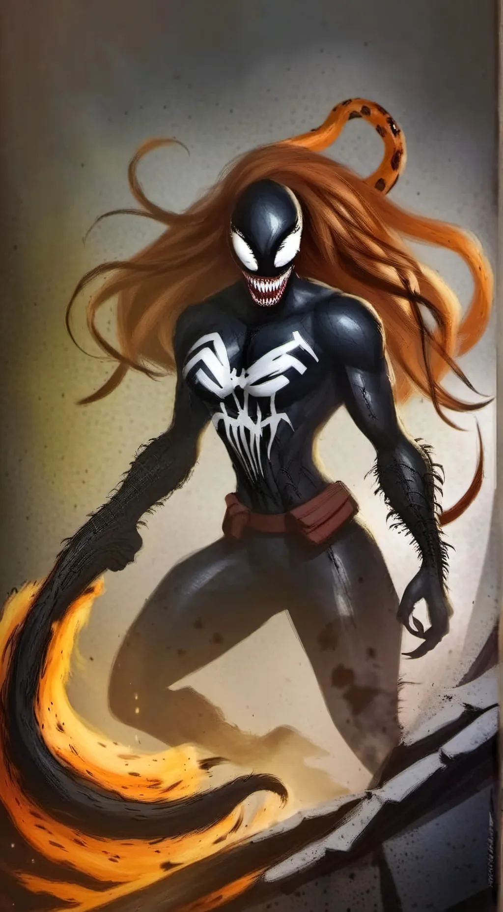 ai character: Scream background