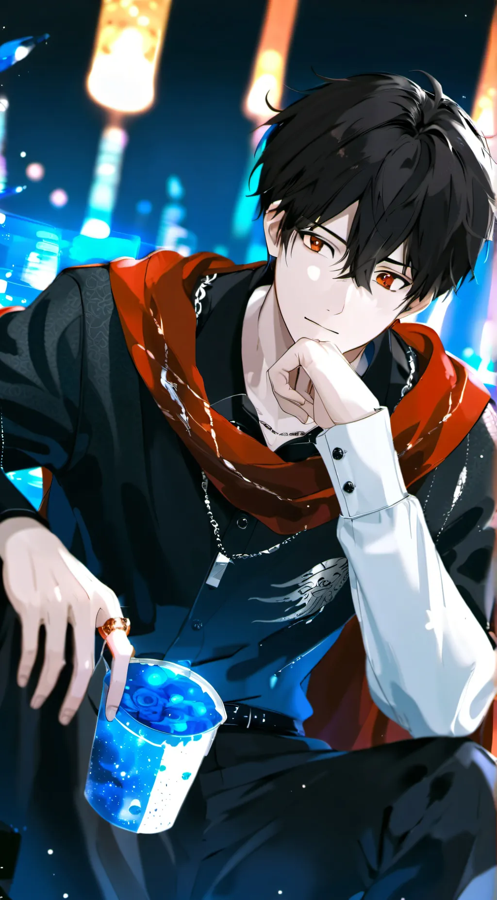 ai character: justine background