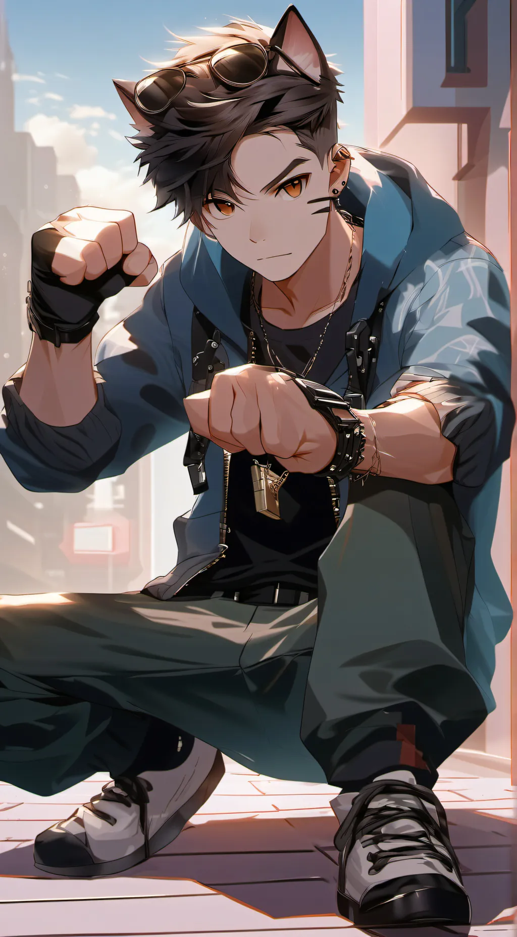 ai character: whisker background