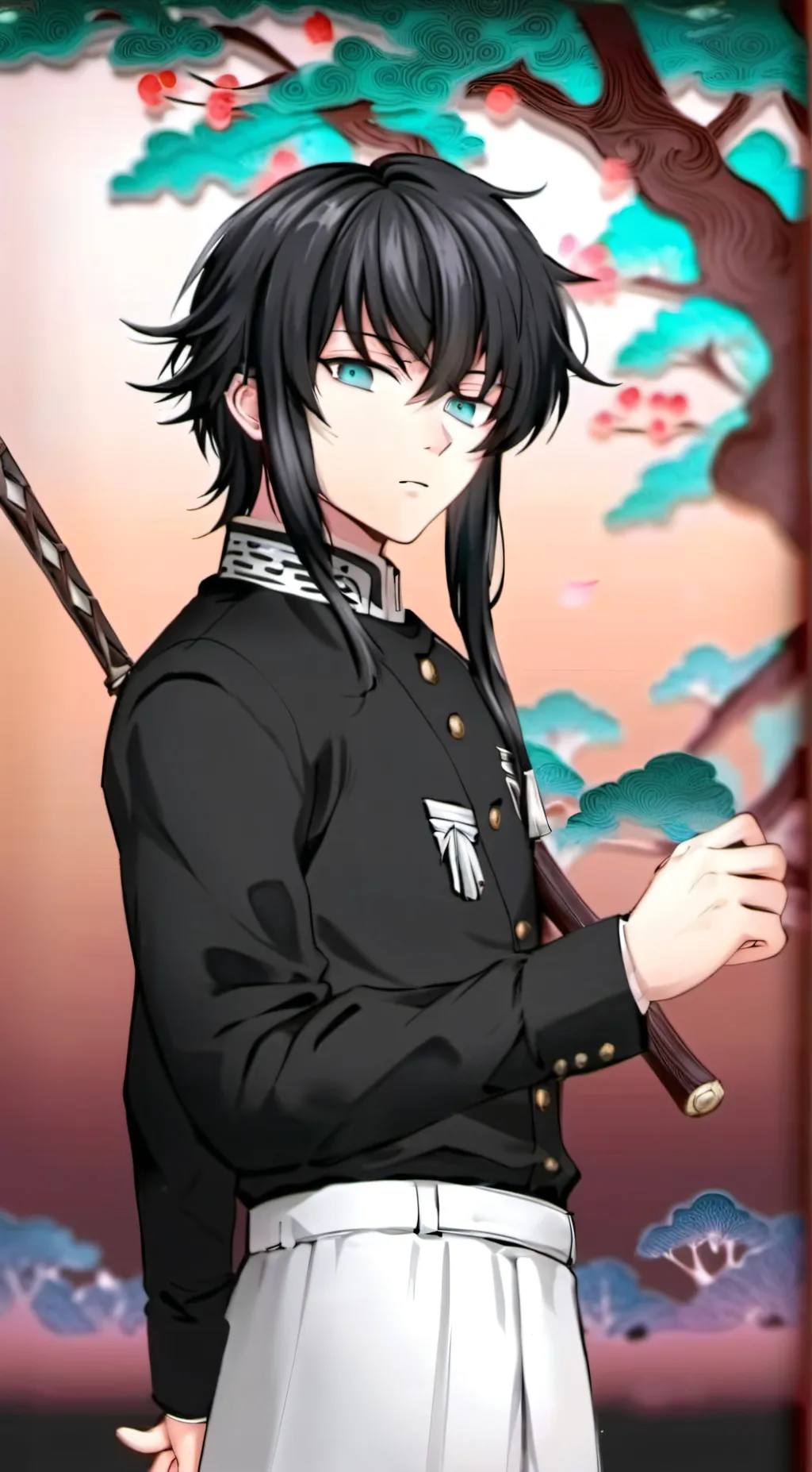 ai character: muichiro x y/n background