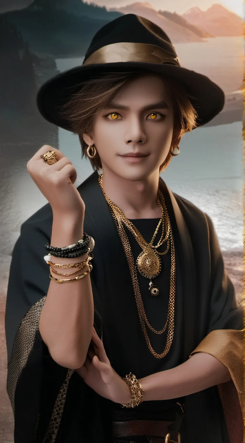 ai character: Venner background