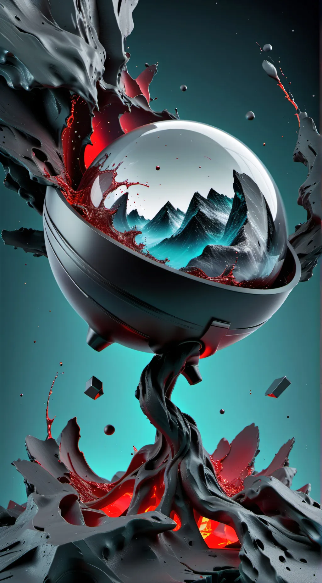 ai character: Capsule background