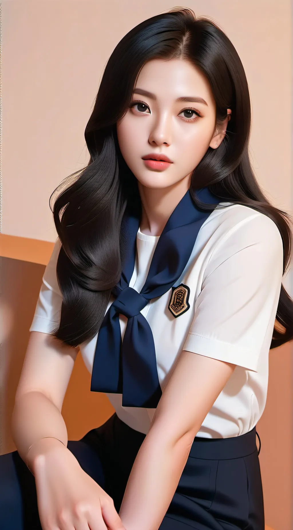 ai character: Lyla Kim💗 background