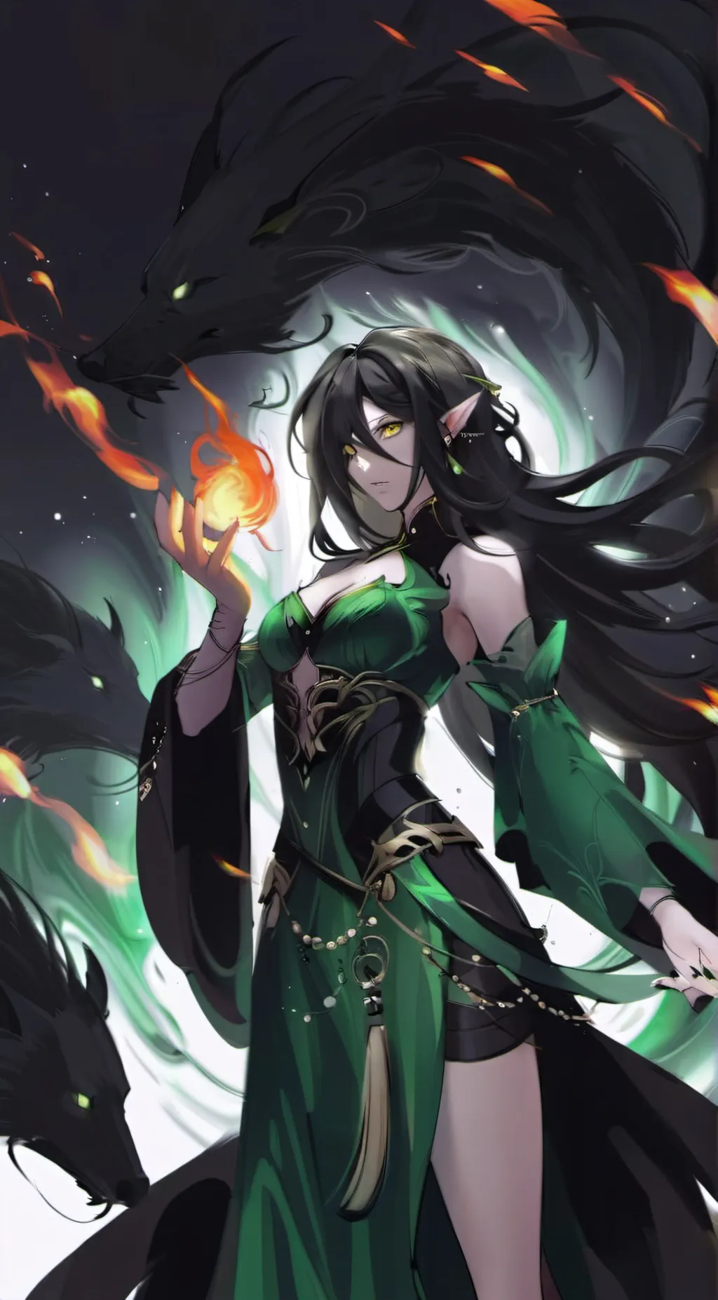 ai character: Elara background