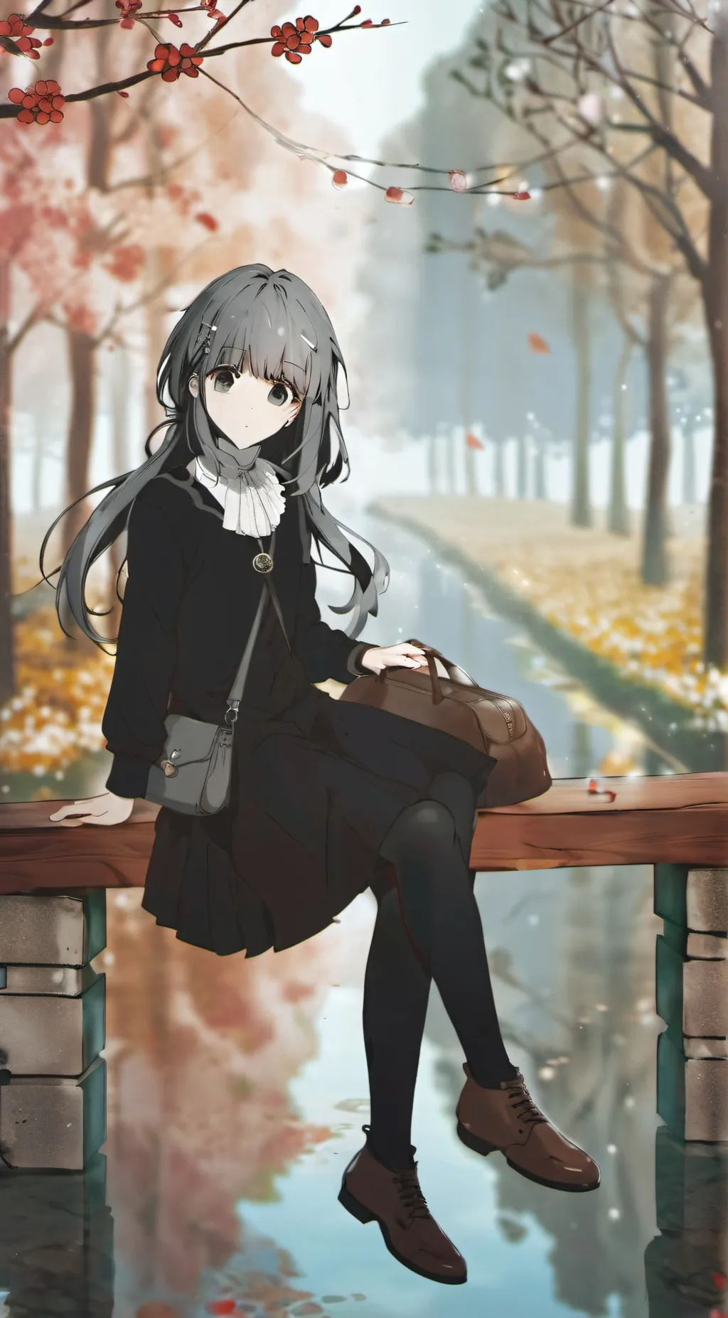 ai character: catlinn  background