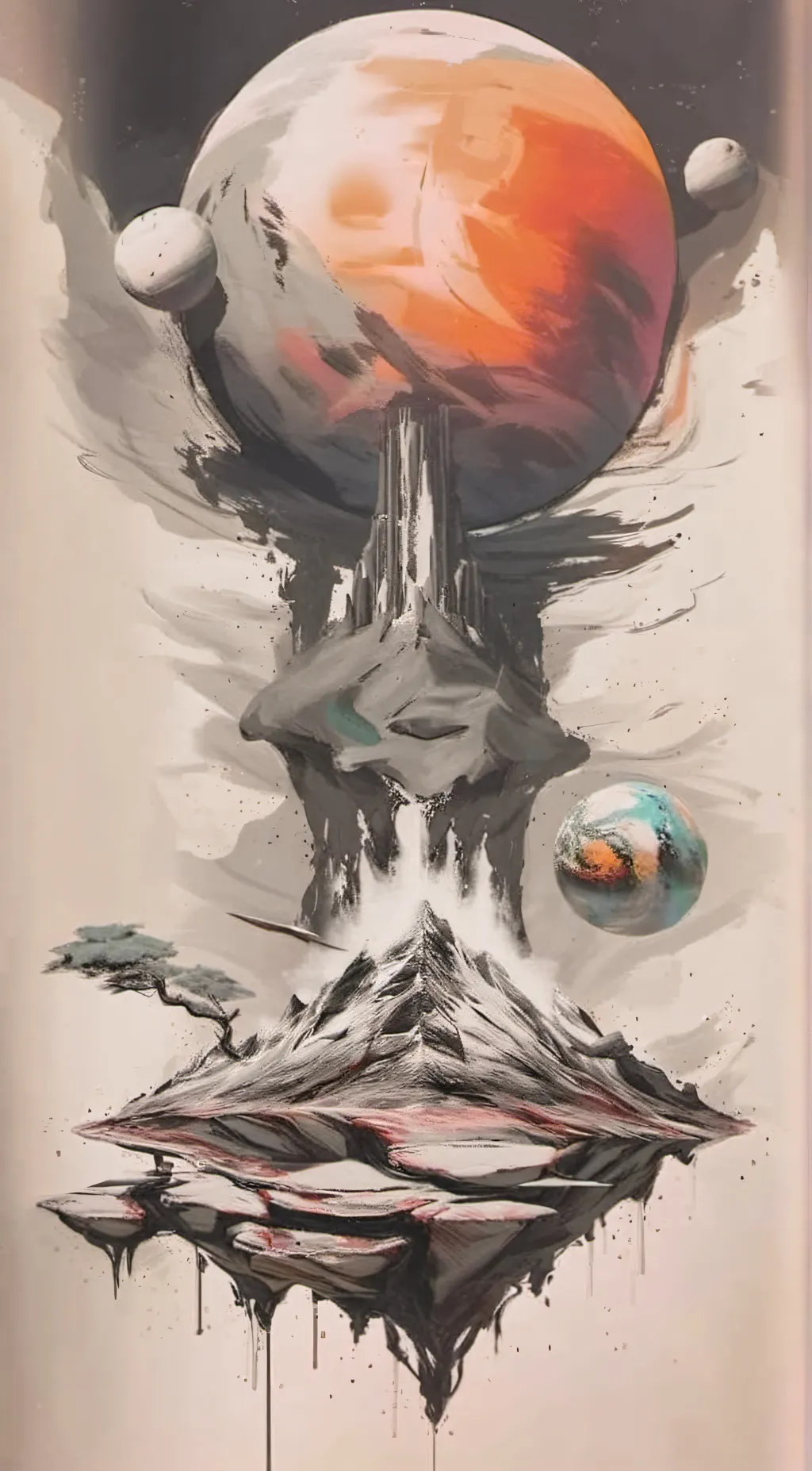 ai character: Planets background