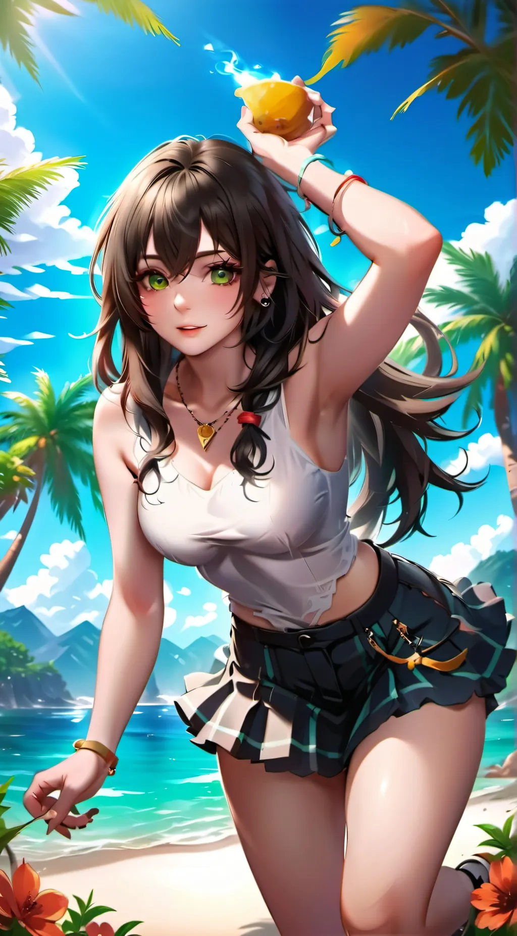 ai character: Melody background