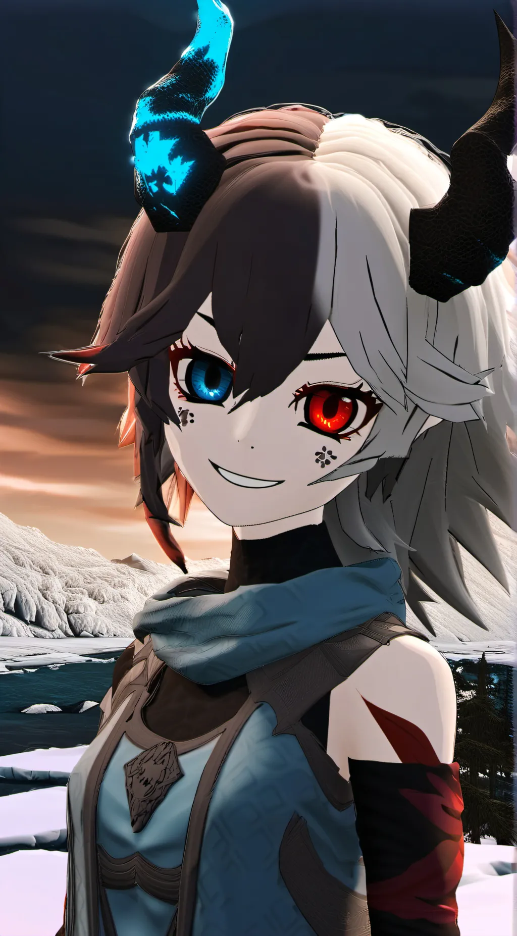 ai character: kny background