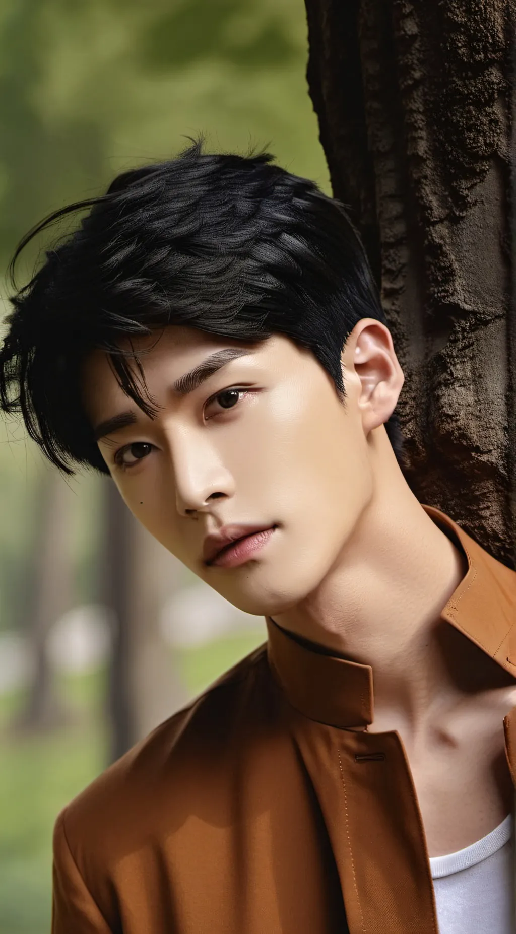 ai character: Park hyung Sik background