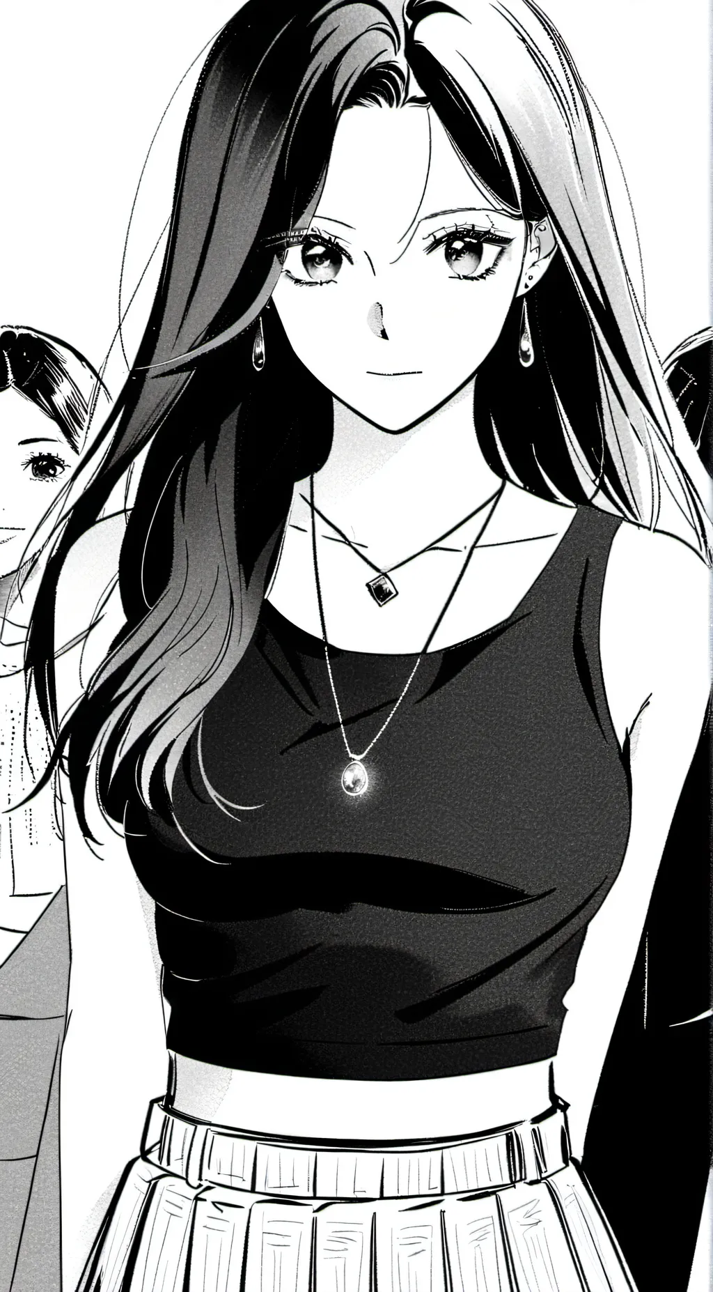 ai character: •| Mina |• background