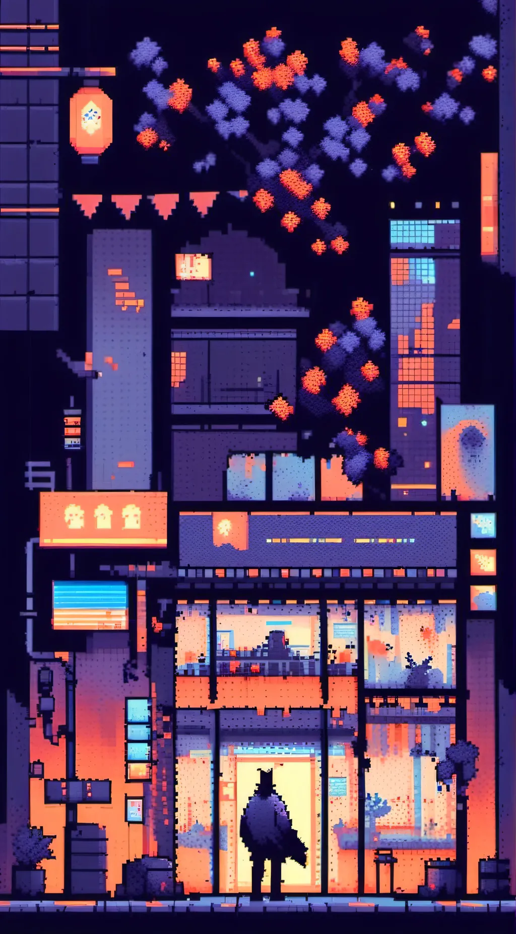 ai character: Singing robot background