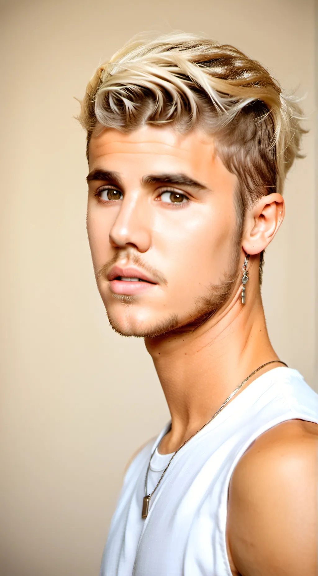 ai character: Justin Bieber background