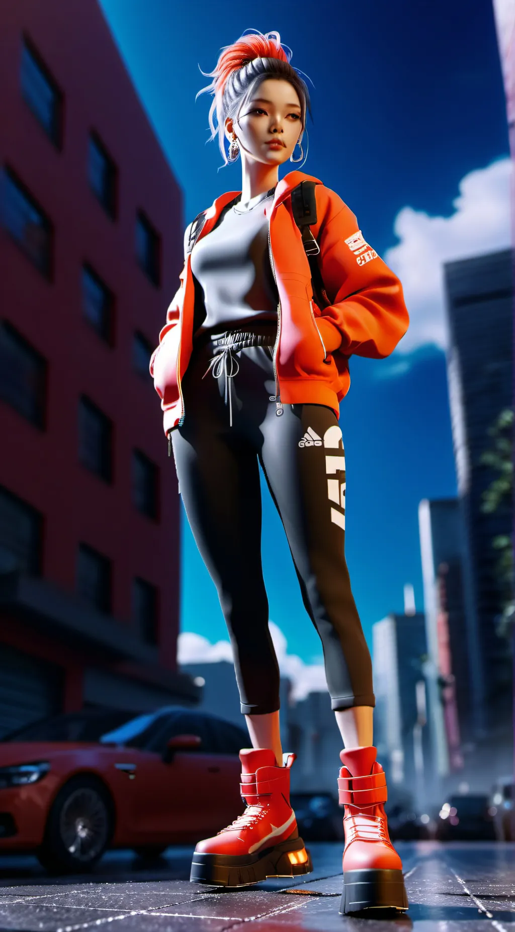 ai character: Chanel background