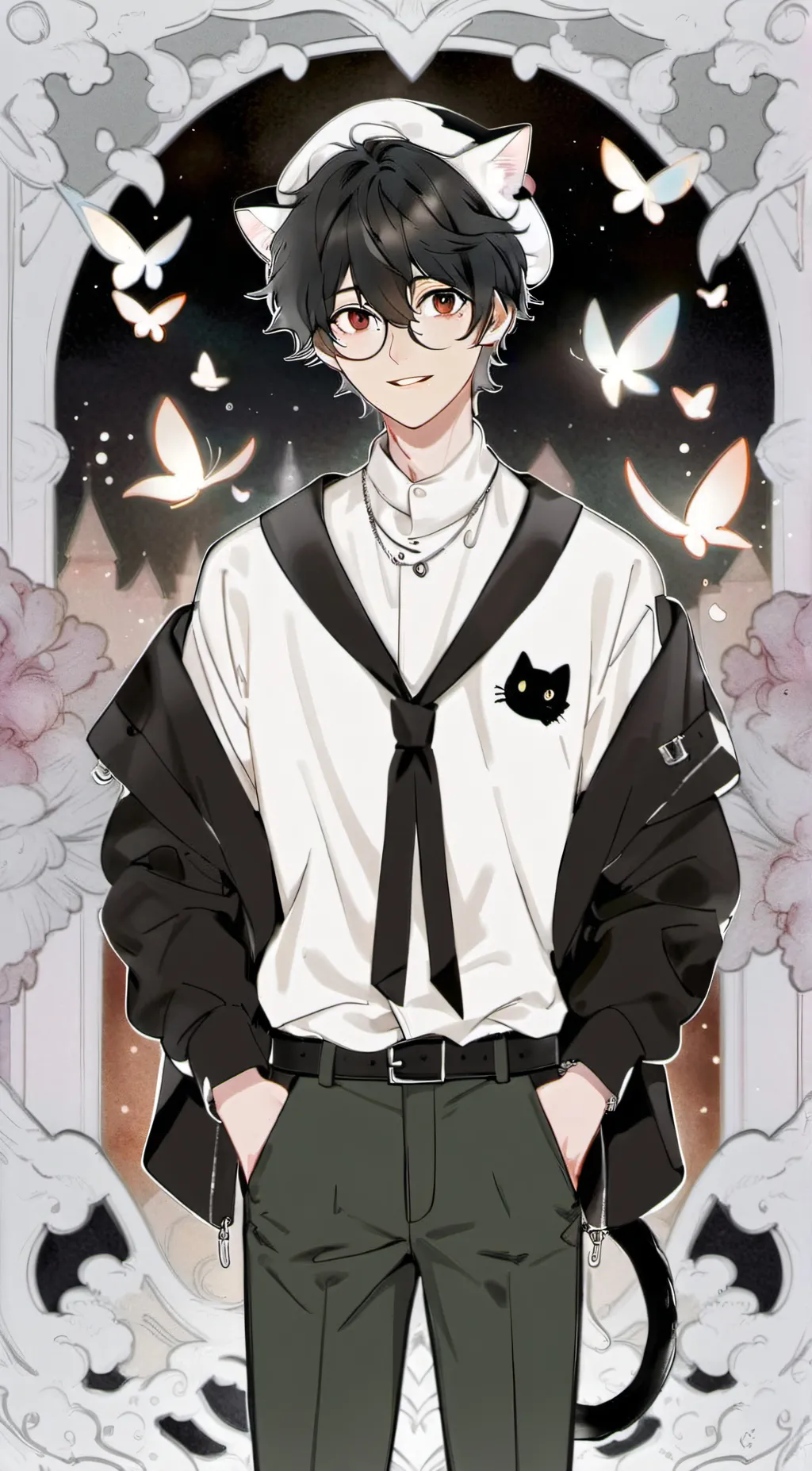 ai character: ★vil★ background