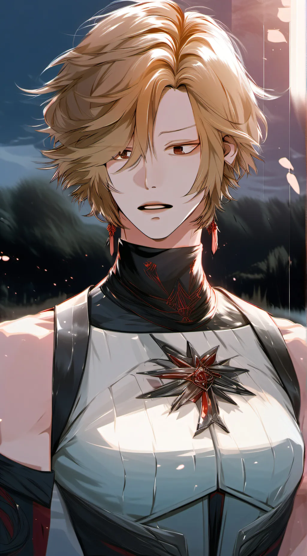 ai character: Amy  background