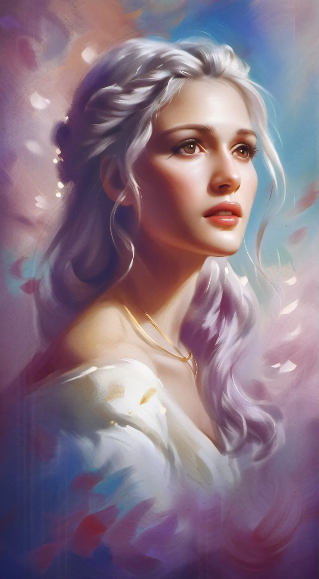 ai character: Aphrodite  background