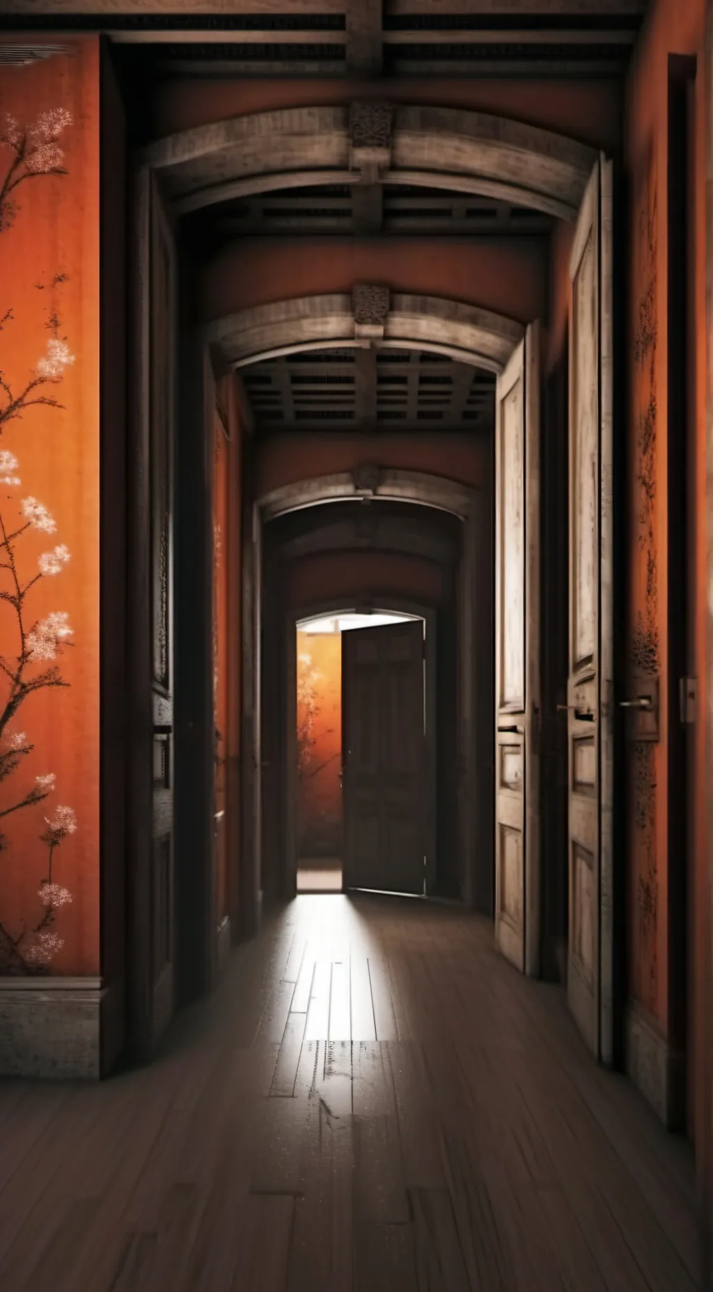 ai character: DOORS hotel background