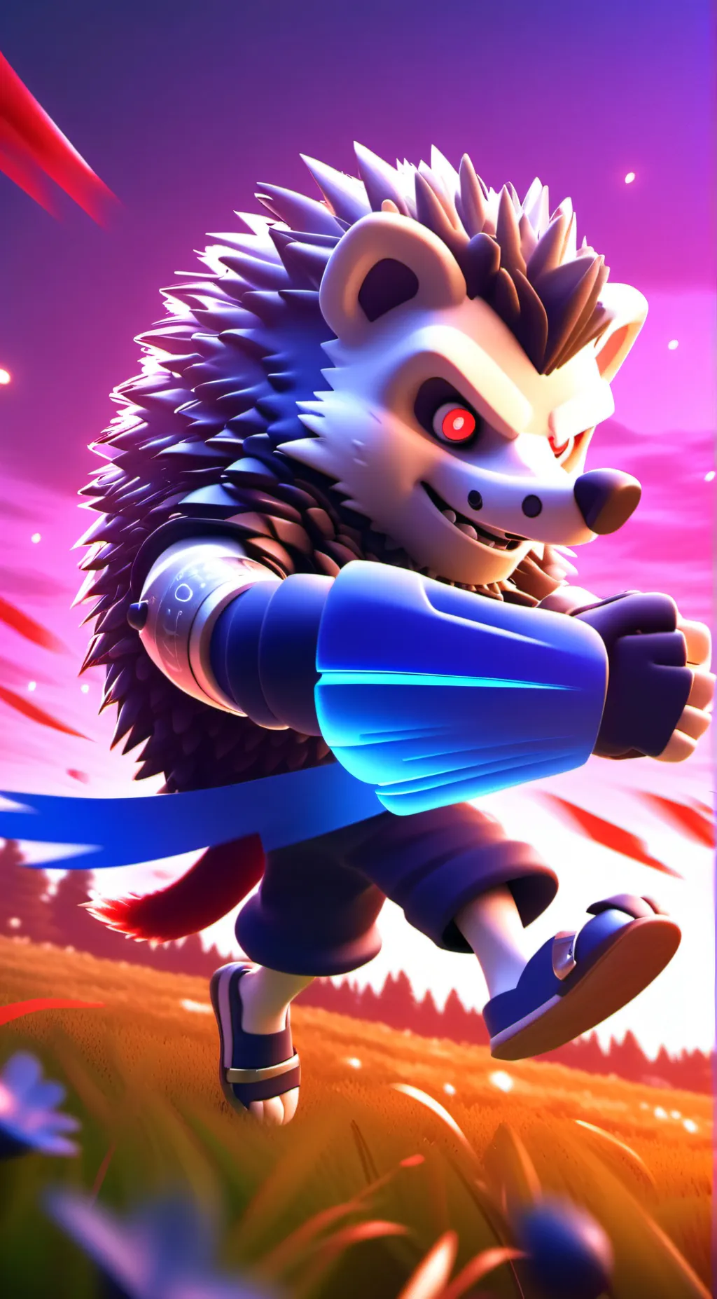 ai character: sonic.exe background