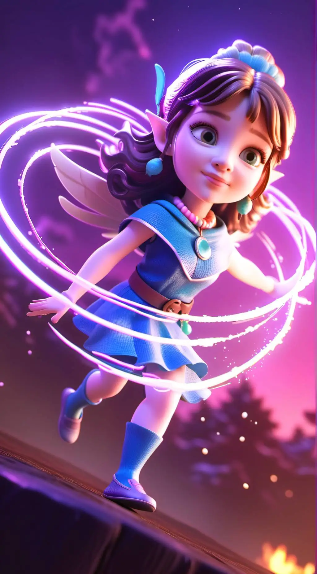 ai character: elysia background