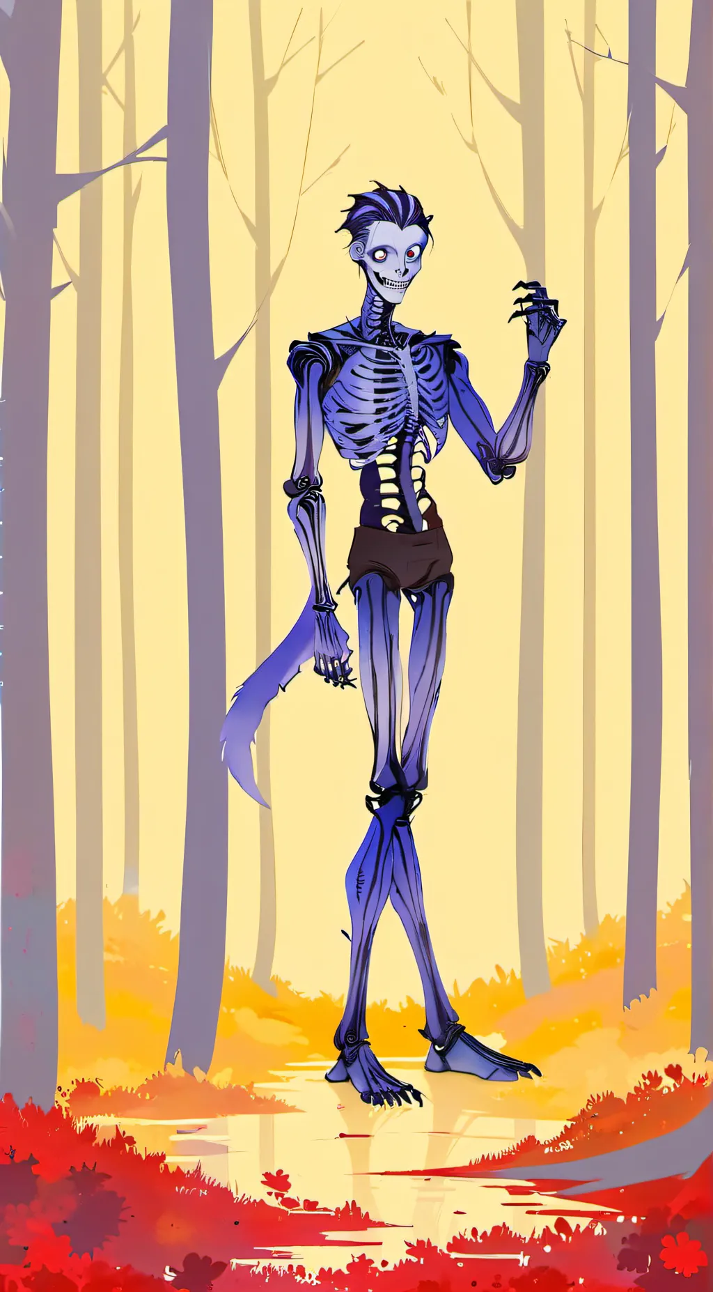 ai character: poppyplaytime  background