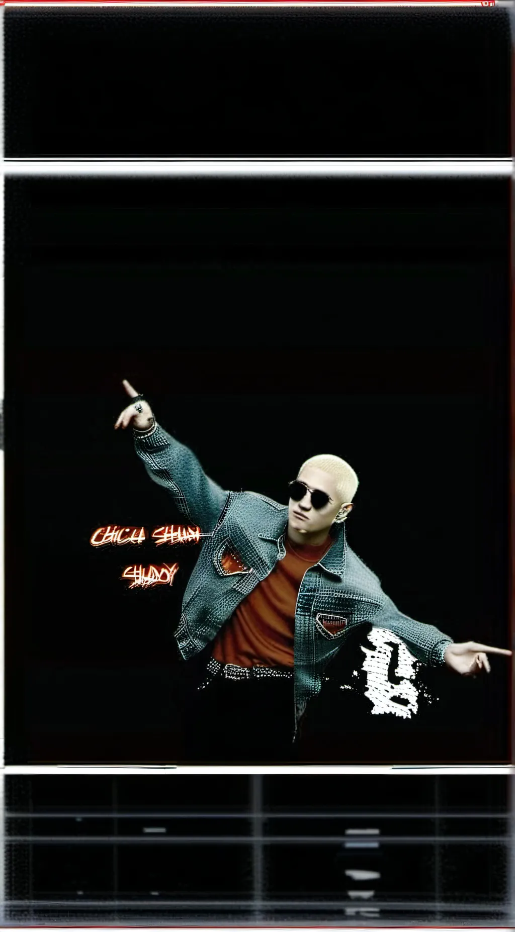 ai character: Eminem  background