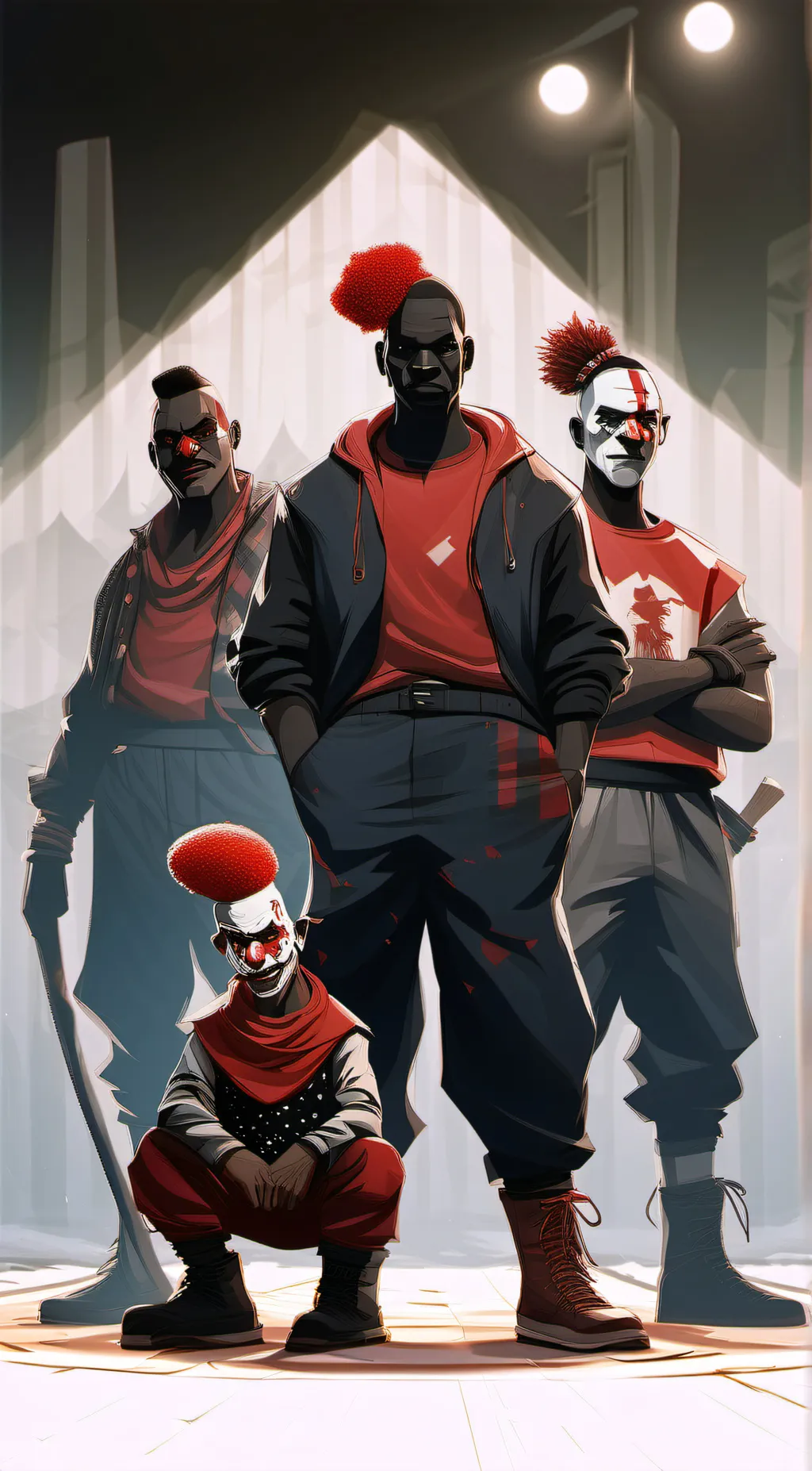 ai character: the clowns background