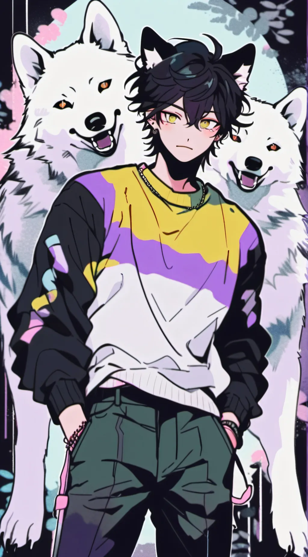 ai character: levi background