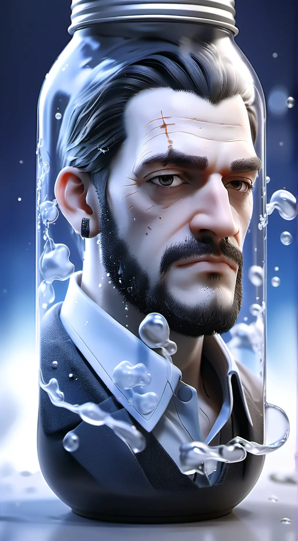 ai character: kim background