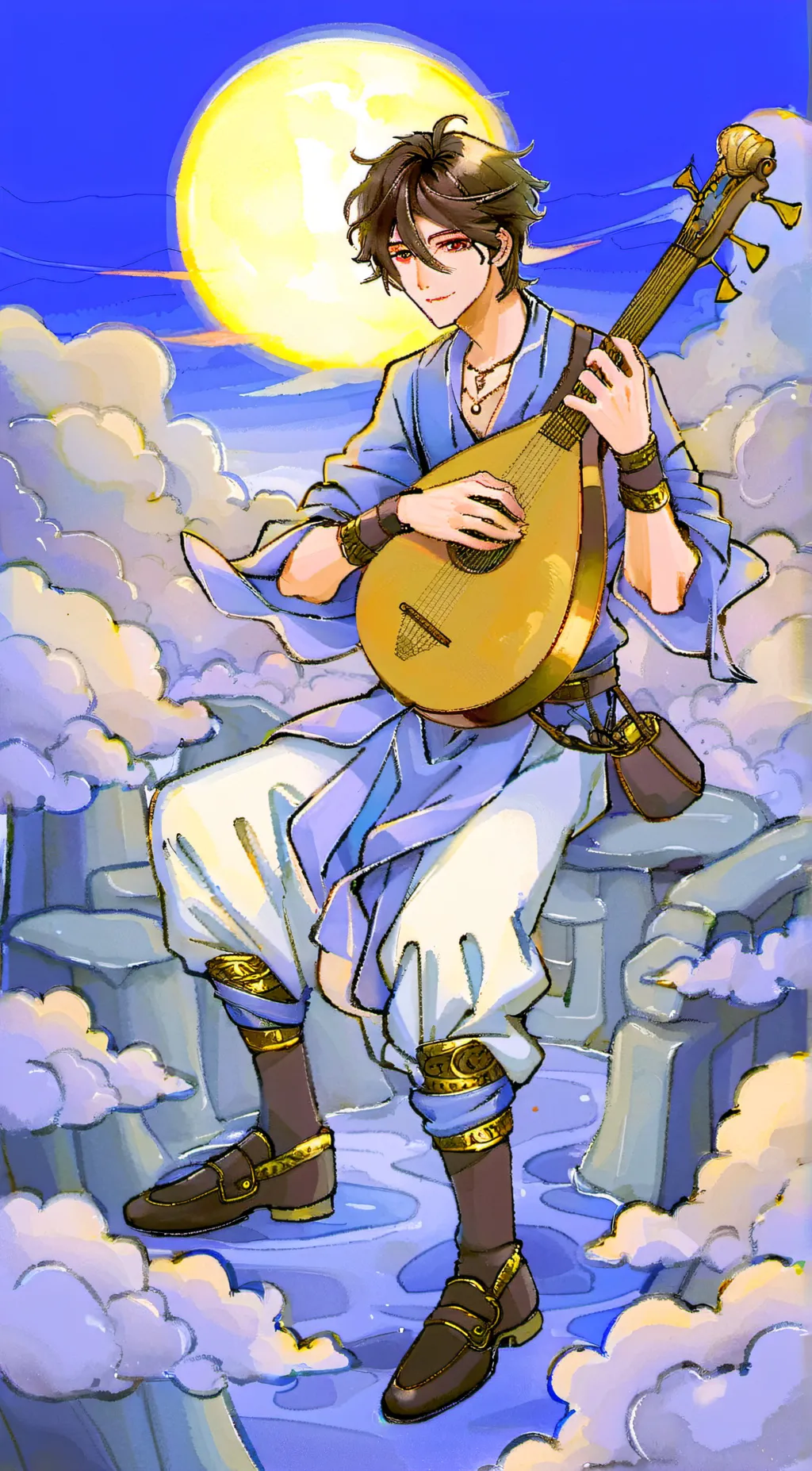 ai character: Adam background