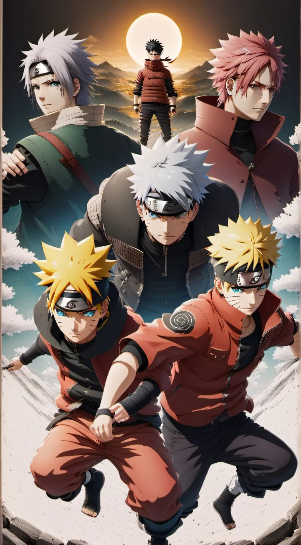 ai character: kakashi hatake background