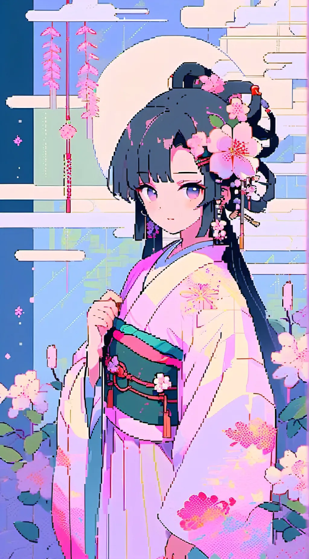 ai character: Miami  background