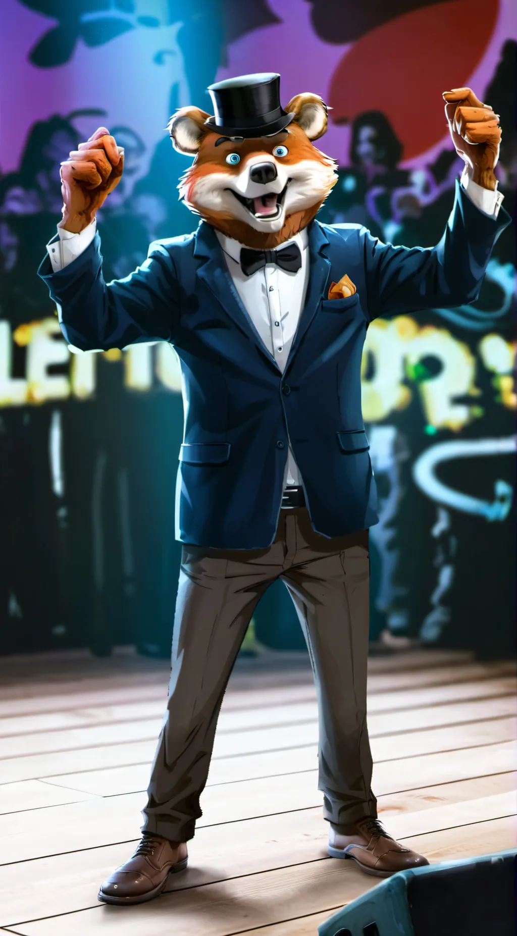 ai character: Fnaf 1 background