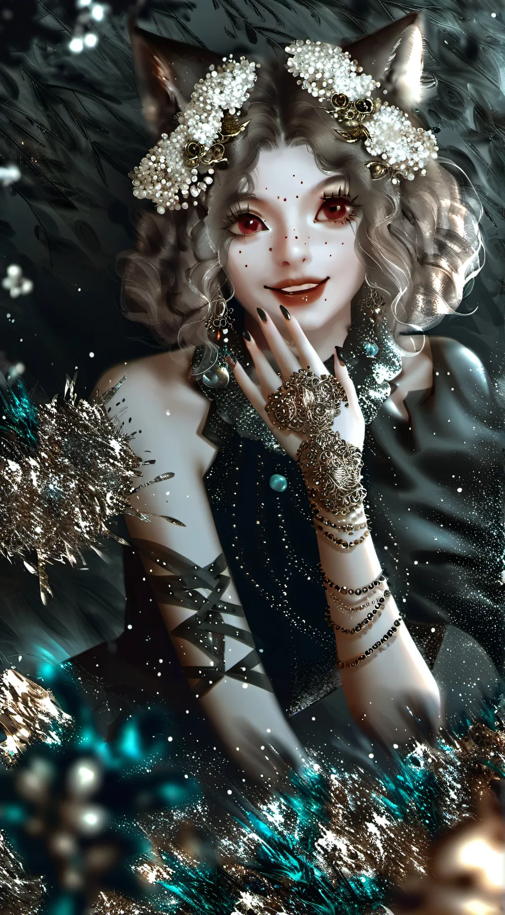 ai character: savanna  background