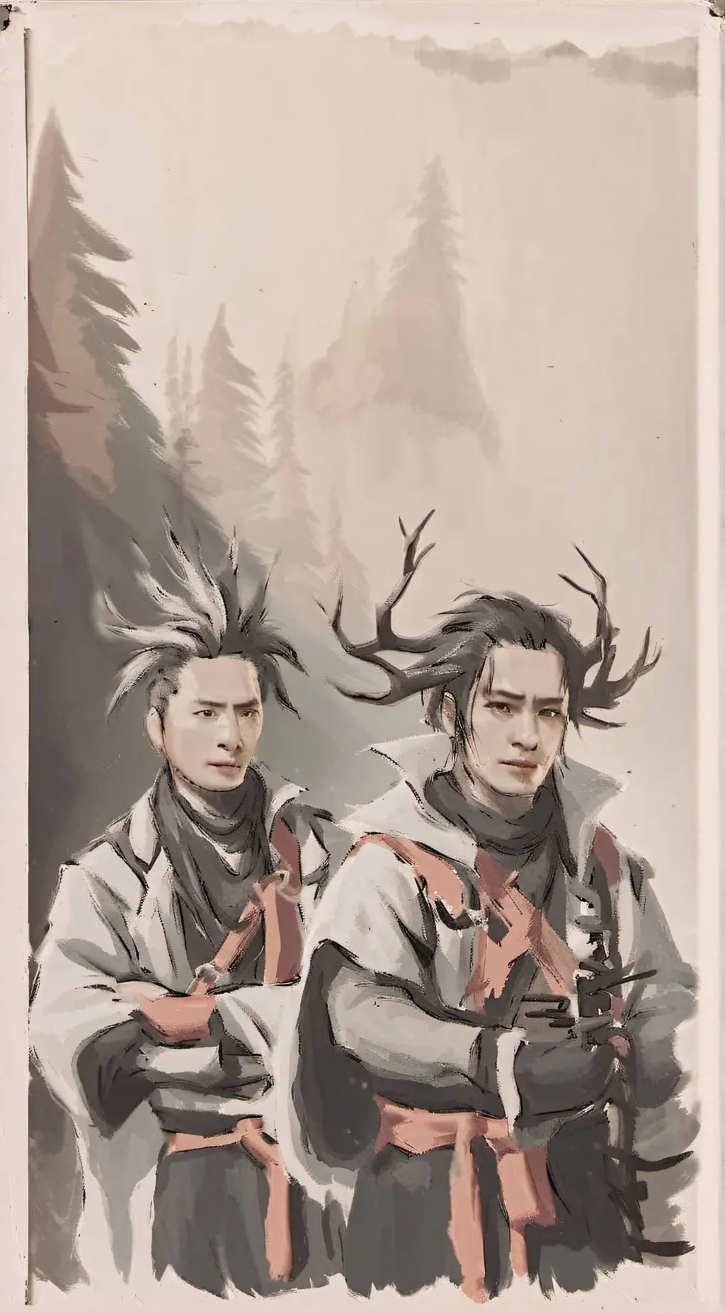 ai character: boy background